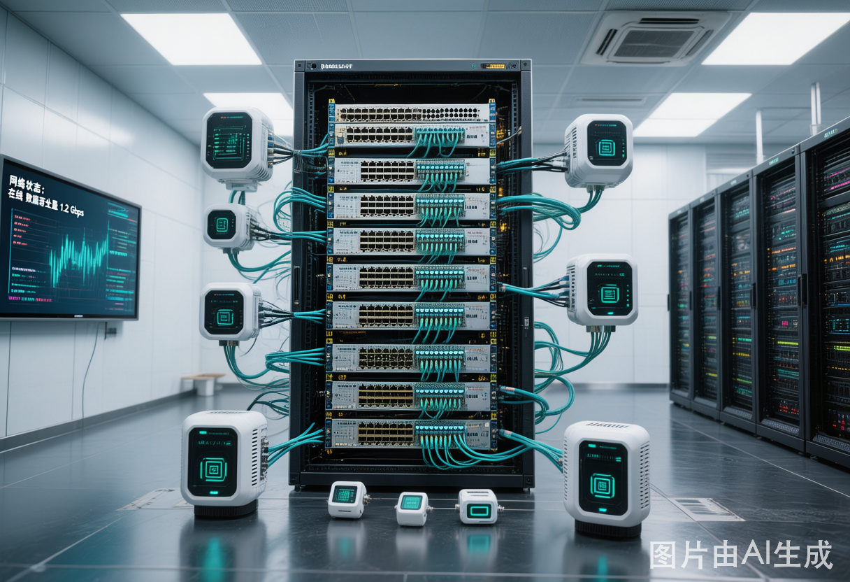 物联网数据存储与网络交换设备智能化监测